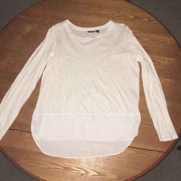 a.n.a Tops - a.n.a Semi-Sheer White Top